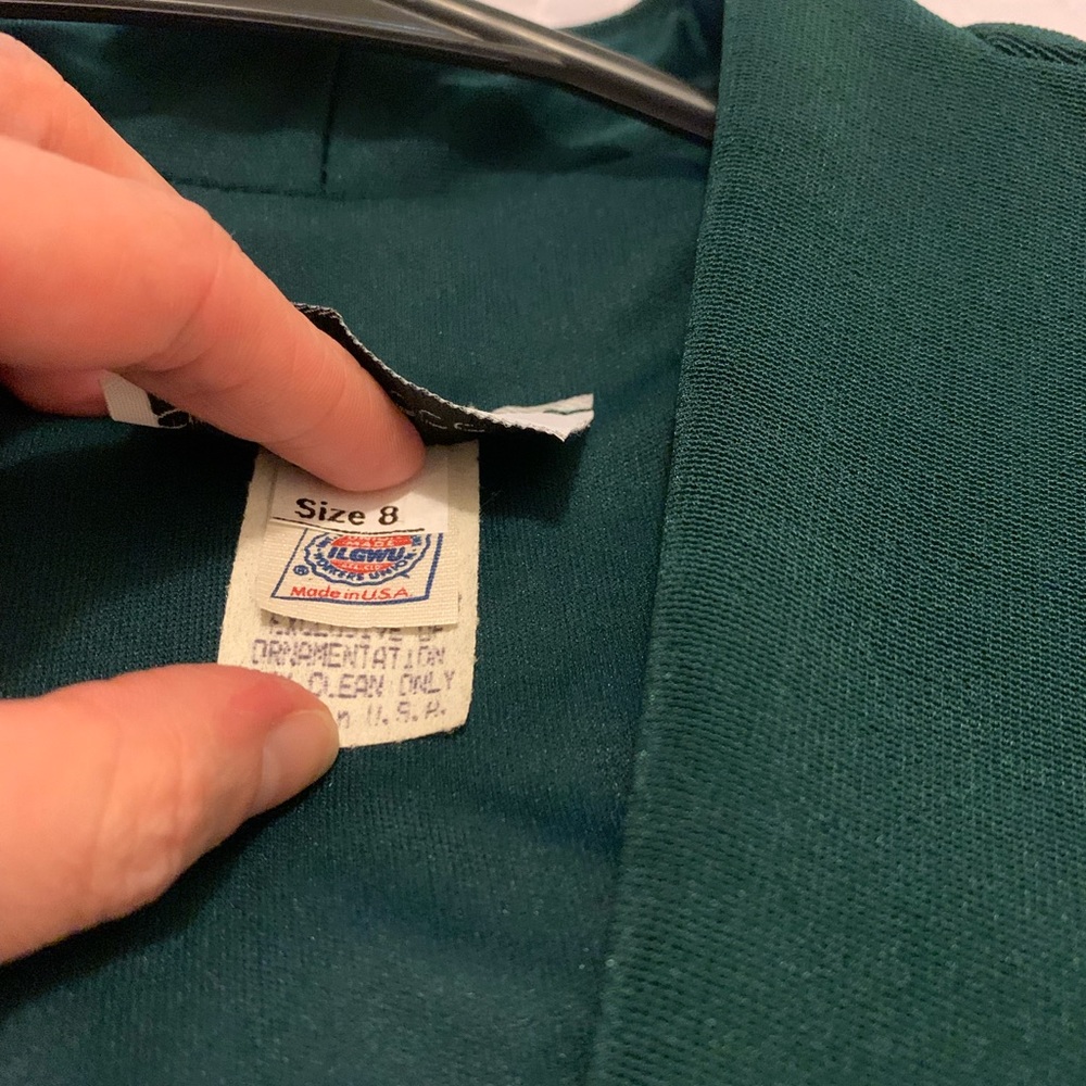 Betsy & Adam NWT Vintage Green Cocktail Dress and Jacket - Picture 5 of 16